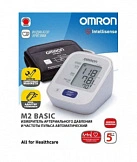 Тонометр Omron M2 Basic (автомат) адаптер+универсальная манжета N1x1 Омрон КИТ 