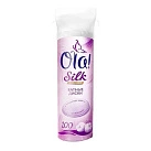 Ватные диски "Ola!" Silk Sense эффект прошитого края N100x1 Бумфа Групп РОС 