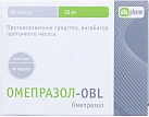 Омепразол-OBL капс 20мг уп конт яч пач N7x4 Оболенское ФП РОС 
