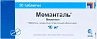 Меманталь тб п/плен об 10мг бл пач карт N10x3 Синтон/Сотекс ИСПР 