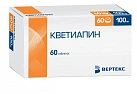 Кветиапин-Вертекс тб п/плен об 100мг уп конт яч пач N15x4 Вертекс РОС 