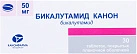 Бикалутамид Канон тб п/плен об 50мг уп конт яч пач N10x3 Канонфарма РОС 
