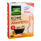 Кофе Биослимика Худеем за неделю Амаретто пор арт.122315 пак N10x1 Леовит нутрио РОС 