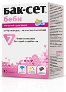 Бак-Сет беби БАД пор 1г саше пач карт N10x1 ADM Protexin ВБР 