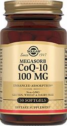 Коэнзим Q10 капс 100мг уп N30x1 Solgar Vitamin США 