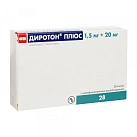 Диротон Плюс капс с модифиц высвобожд 1.5мг+20мг/мл бл пач карт N14x2 Гедеон Рихтер ВЕН 