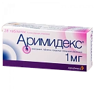 Аримидекс тб п/плен об 1мг бл пач карт N14x2 АстраЗенека СШ/В 