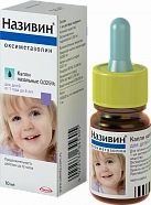 Називин капли назалн 0.025% 10мл фл кр-пипет пач N1x1 Софарим Индст К ПОР 
