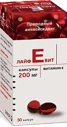 Лайфевит капс 200мг фл пач карт N30x1 Санека Фармасьют СЛВ 