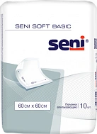 Пеленка гигиеническая Seni Soft Basic 60см*60см уп N10x1 Белла (ООО) РОС 