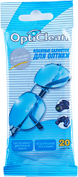 Салфетки влажные для оптики "OptiClean" N20x1 Авангард РОС 