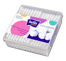 Ватные палочки "Bella cotton" кор пласт N100x1 Белла (ООО) РОС 