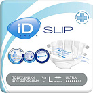 Подгузники iD для взрослых Slip  Basic Ultra 100-150см L N30x1 Онтэкс РОС 