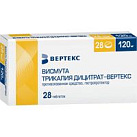 Висмута трикалия дицитрат-Вертекс тб п/плен об 120мг уп конт яч пач N14x2 Вертекс РОС 