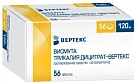 Висмута трикалия дицитрат-Вертекс тб п/плен об 120мг уп конт яч пач N14x4 Вертекс РОС 