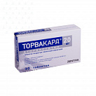 Торвакард тб п/плен об 20мг бл пач карт N10x3 Санека Фармасьют СЛВ 