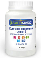 Благомакс БАД Комплекс витаминов В капс 0.15г N40x1 ВИС РОС 