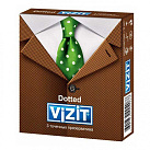 Презерватив "Vizit" Dotted точечные бл N3x1 Рихтер /Альпина М/Р 