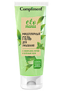 Гель для умывания "Compliment" Ecomania мицеллярный с соком алоэ, мятой и зеленым чаем 200мл туба N1x1 Тимекс Про РОС 