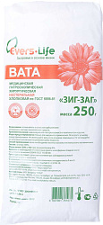 Вата нестерильная мед хирург Зиг-заг 250г N1x1 Ника фабрика мед РОС 