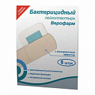 Лейкопластырь-Верофарм бактерицидный набор телесных л/пл N8x1 Верофарм/Воронеж РОС 