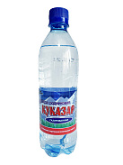 Вода минеральная "Куказар" газированная 0.5л бут п/этил N1x1 Победа РОС 