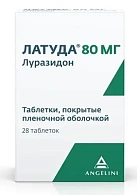Латуда тб п/плен об 80мг бл пач карт N14x2 Азиенде/Бушу Фар ИтЯ 