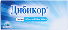 Дибикор тб 250мг уп конт яч пач N10x6 Пик-Фарма РОС 