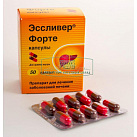 Эссливер Форте капс бл пач карт N10x5 Наброс Фарма ИНД 