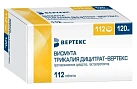 Висмута трикалия дицитрат-Вертекс тб п/плен об 120мг уп конт яч пач N14x8 Вертекс РОС 