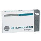 Монтелукаст-Алиум тб п/плен об 10мг уп конт яч пач N10x3 Алиум РОС 