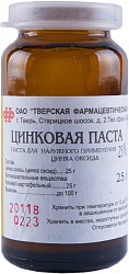 Цинковая паста 25% 25г бан N1x1 Тверск ФФ РОС 